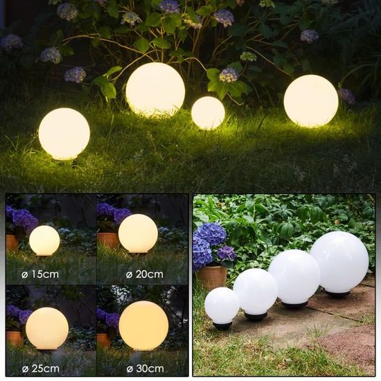 ELUTENG Lot de 4 Lampes Solaires de Rechange à LED pour Extérieur, 8cm ELUTENG Lot de 4 Lampes Solaires de Rechange à LED pour Extérieur, 8cm