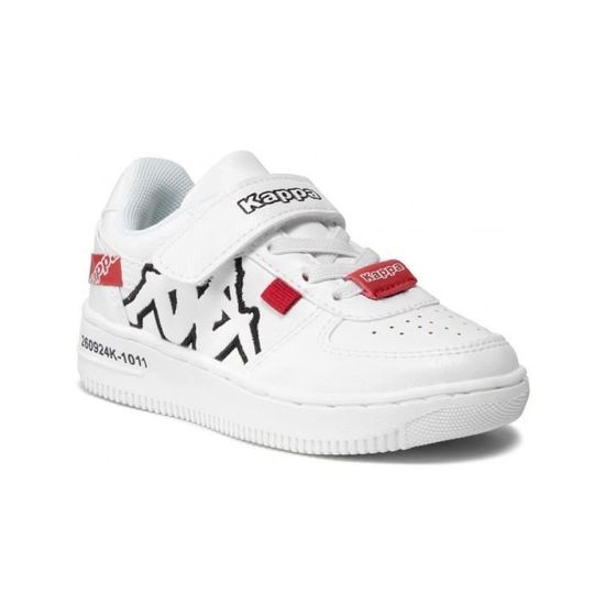Baskets Kappa Kickoff OC K Enfant - Sneakers Basses Unisexes à Velcro Sportives