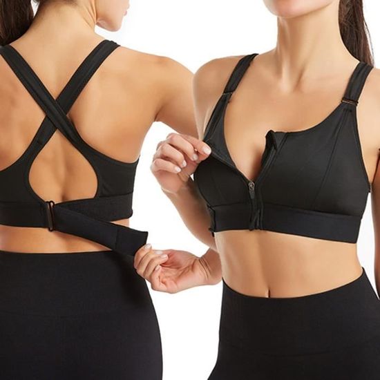 Dinglong Soutien Gorge Noir Soutien-Gorge De Sport À La Mode Pour Femmes, Sous-Vêtements