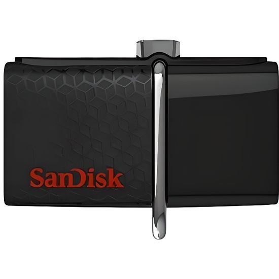 Clé USB SANDISK Ultra Dual - 64Go - USB 3.0/micro USB - Noir