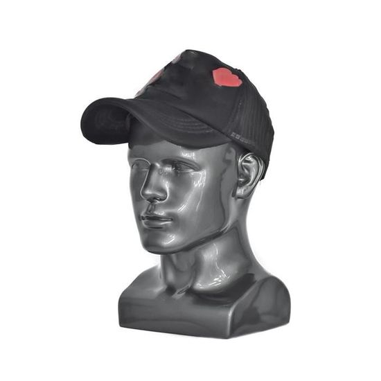 TEHAUX Lot de 2 têtes de mannequin en mousse blanche pour présentation de chapeau