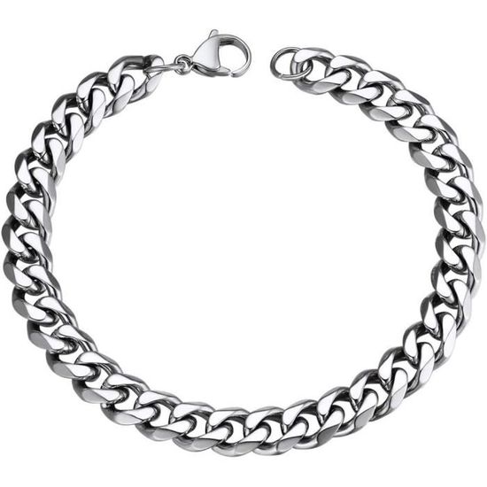 Gourmette Homme Chaîne Figaro PROSTEEL 6mm/9mm/13mm Acier Inoxydable Ou Plaqué Or - Bracelet 19cm/21cm