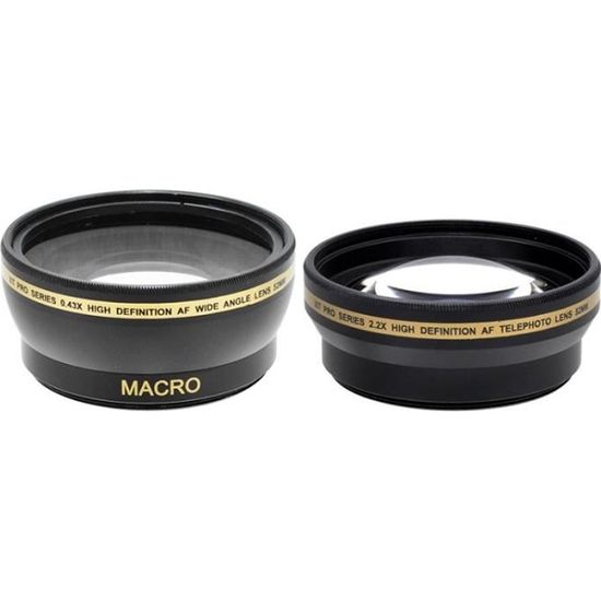 Objectif Super Grand Angle 0,43x + Macro 67 Mm - Pour Photos Ultra Larges & Détails Microscopiques