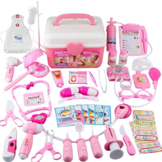 Malette Docteur Enfant,avec Stetoscop Enfant,Thermomètre,Seringue et Malette Docteur Enfant,avec Stetoscop Enfant,Thermomètre,Seringue et