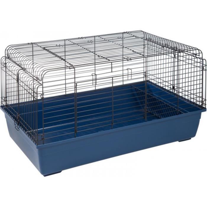 cage pour lapin. 100 x 57 x 54 cm. Sprinters bleu.-Flamingo Pet Products 60,000000