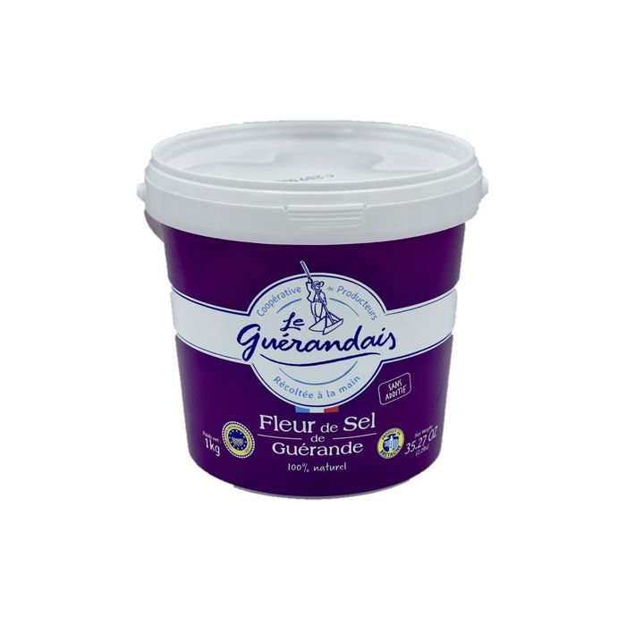 Fleur de sel de Guérande IGP - Le Guérandais - seau 1kg