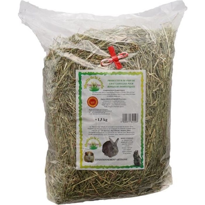 COVER Foin de Crau SUPER PREMIUM AOP - Sachet de 1,5 kg