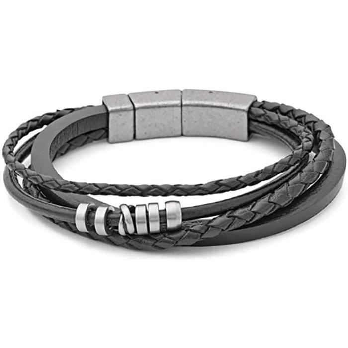 Fossil Homme Sans métal Bracelets multi-rangs JF03183040 178993