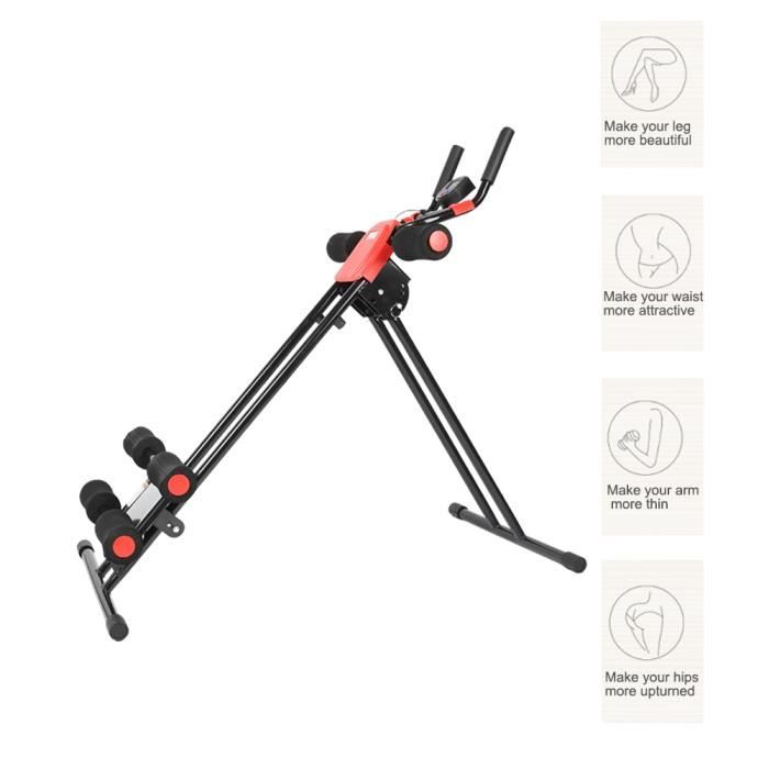 KEKE-Appareil Abdominal Appareil de Fitness-5 Minute Shaper Appareil Pliable Équipement de fitness familial
