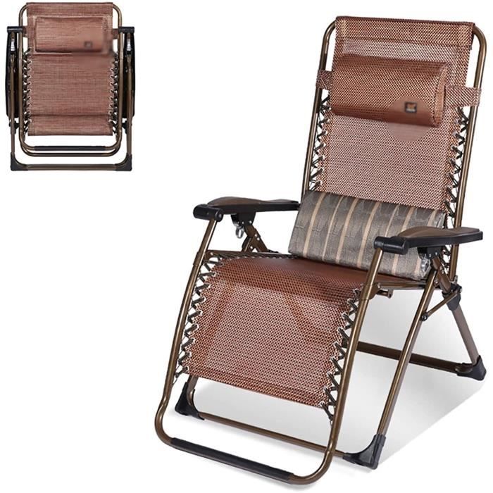 BAIN DE SOLEIL Fauteuil Inclinable Exterieur,Transat De Plage Pliable Chaise Longue,Transat Inclinable Portable, Bain De Soleil 236