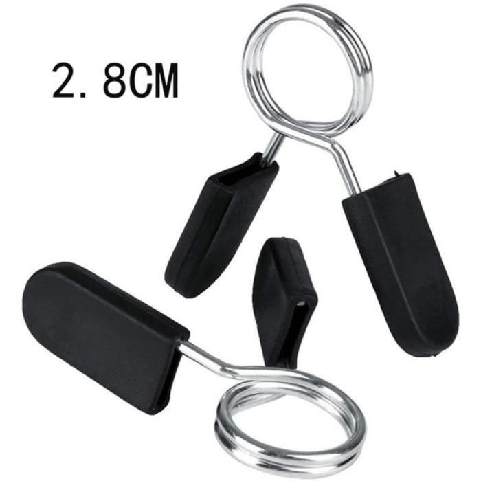 HALTERE YHWW Haltères Spinlock Colliers Barbell Collar Lock Dumbell Clips Clamp Barre de Musculation Gym Haltère F597