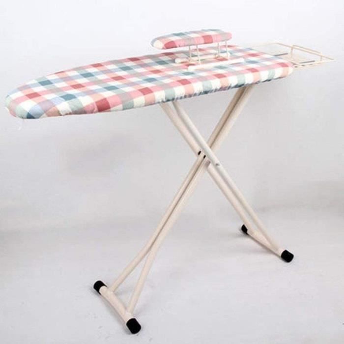 Grande Planche à repasser Accueil Pliable Fer Renfort Hôtel plateau en acier Mesh Hot Table Allongé (Color : B)