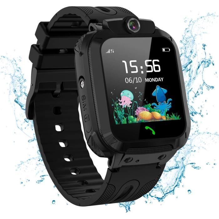 Montre Connectée Enfant,Smartwatch Enfants IP68 Étanche LBS Tracker avec Téléphone SOS,Montre Intelligente Enfant pour Garçons 335