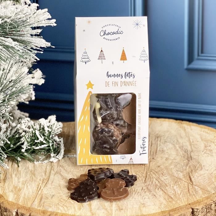 COFFRET FRITURES CHOCOLAT DE NOEL - CHOCOLAT NOEL ARTISANAL