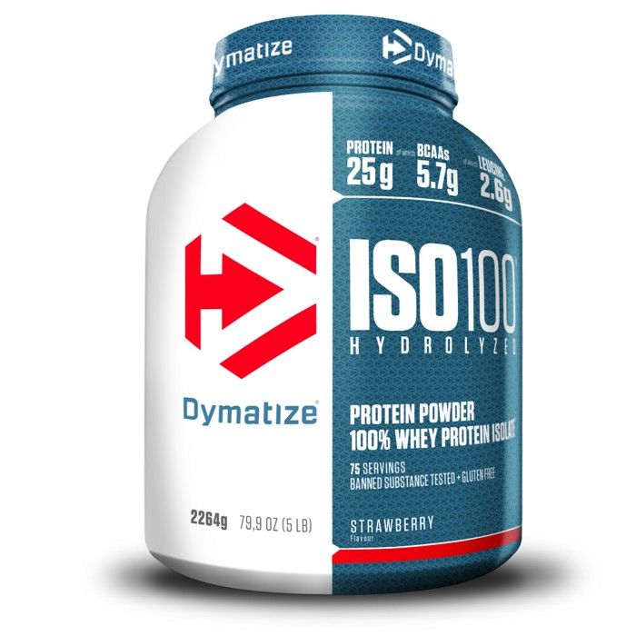 ISO 2200g Fraise Dymatize Proteine
