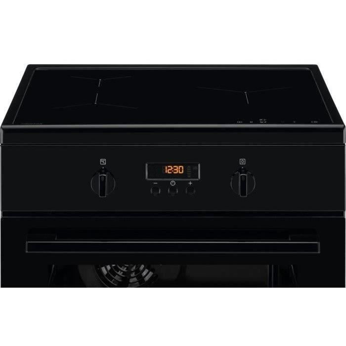 SHOT CASE - ELECTROLUX LKI648544K - Cuisiniere induction 60x60cm - 3 foyers - Four chaleur pulsée - 54L - Pyrolyse - Noir