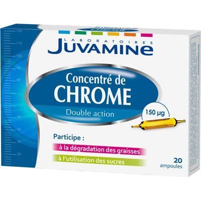 JUVAMINE BIO Concentré de chrome - 20 ampoules