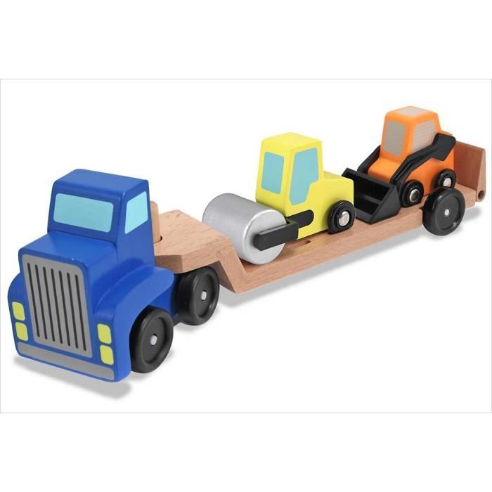 Jouet semi-remorque transport d'engins