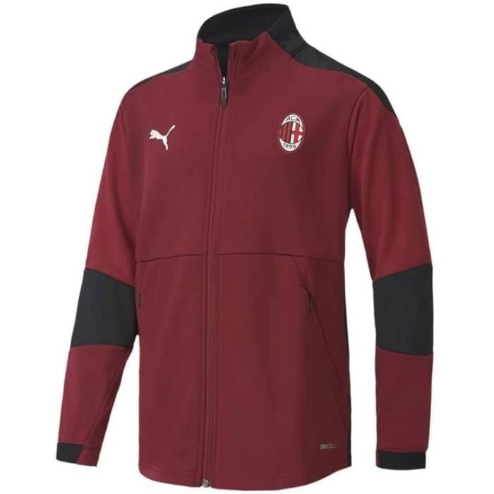PUMA Veste de Football Junior Entraînement Veste Milan AC Rouge 128
