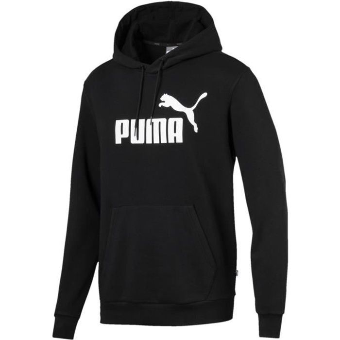 PUMA ESS TR Big Logo, Sweat à capuche, Encolure torsadée, Manches longues, XL, Athlétique, Coton, Polyester