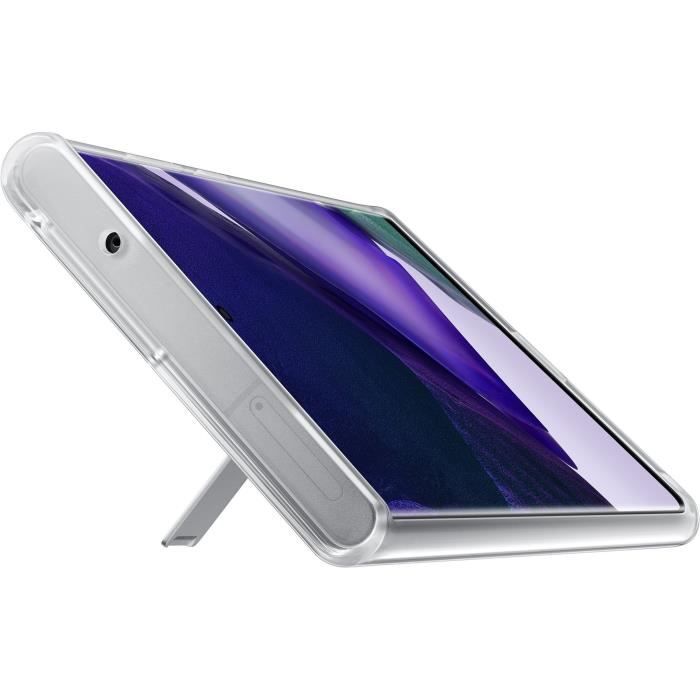 Coque transparente fonction STAND Transparent Note20 Ultra