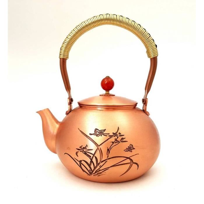 Théière en cuivre Luwei 1 litre Vert