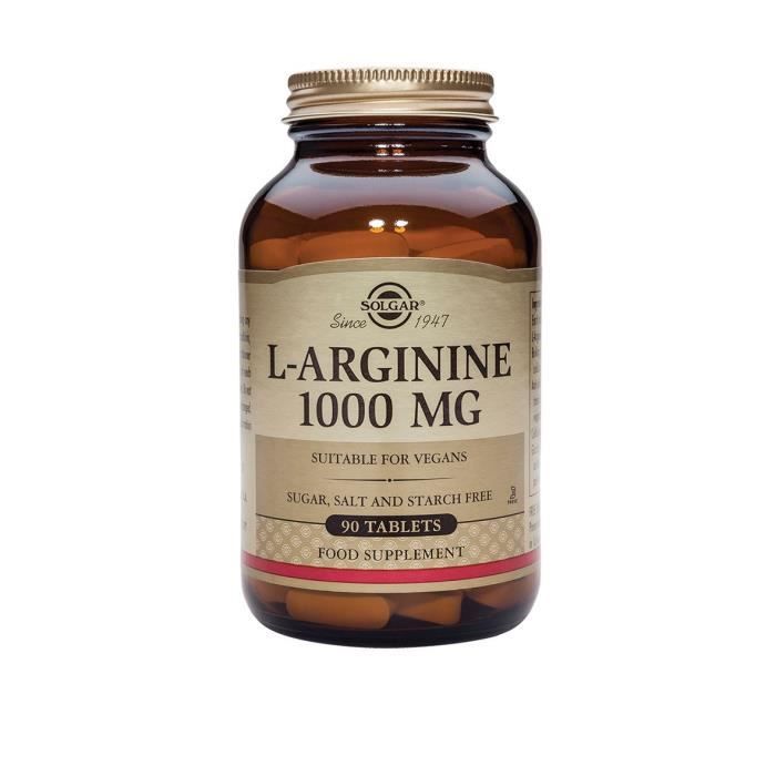 Solgar L-Arginine 1000 mg - Comprimés - 90