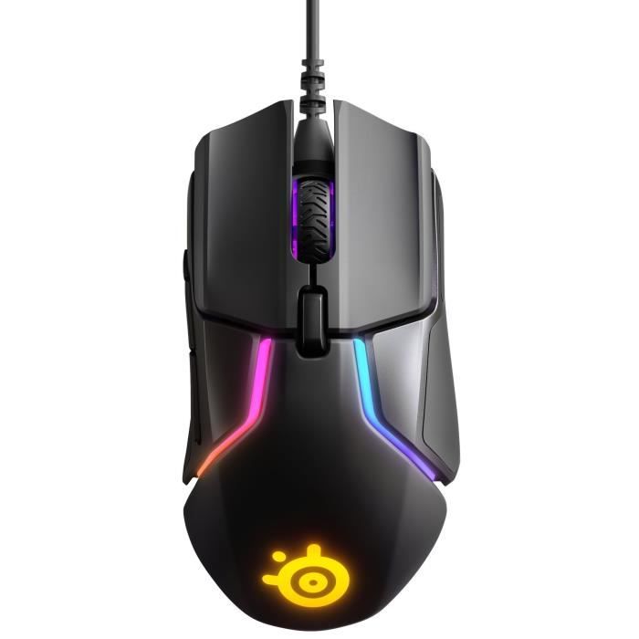 SteelSeries Rival 600 - Souris de jeu - Double capteur optique TrueMove3+ - Distance de décollage de 0,05 - Système de poids