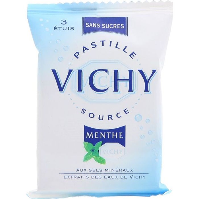 Vichy pastilles à la menthe sans sucre 57g