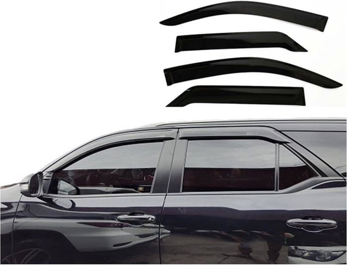 Deflecteur Auto 4 pièces Déflecteurs pour Auto pour Fortuner 2016-2021, DéFlecteurs ...