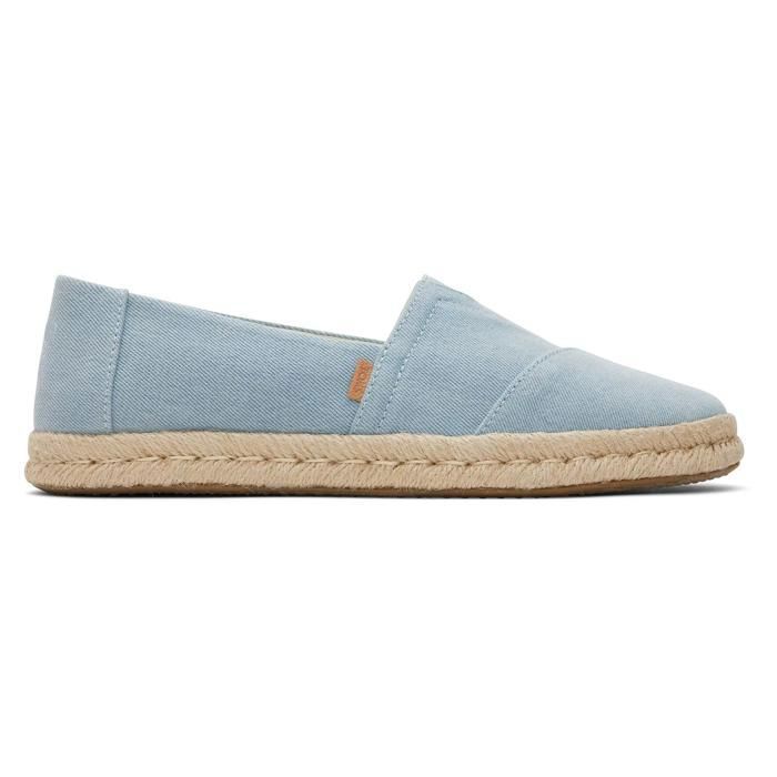 TOMS Espadrilles en jeans dévalé femme Toms Alpargata Rope 2.0