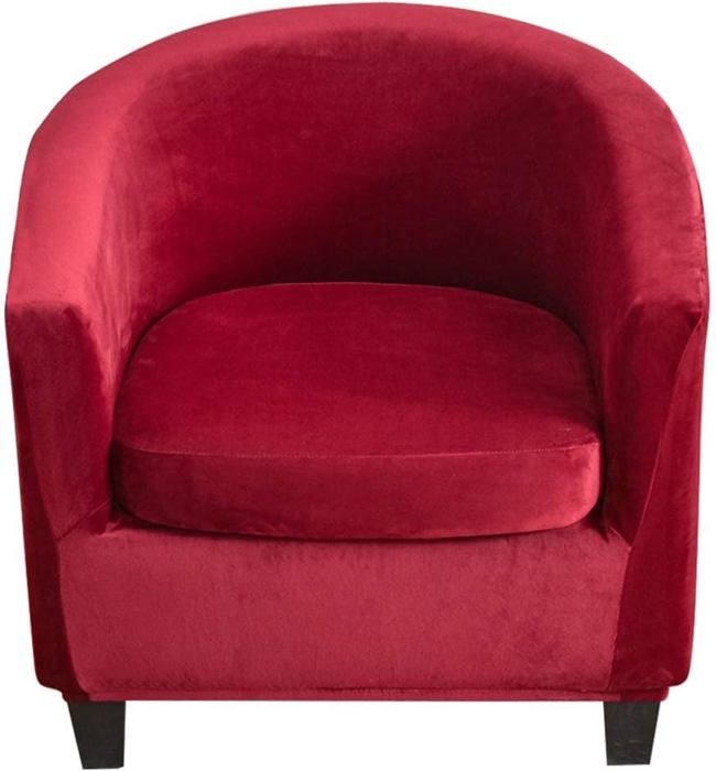 Wing Stoel Bekleding Fauteuil Cover - Fauteuil Covers Met Gat Blauw