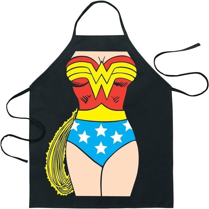 Tablier De Cuisine Bat Style - Amusant Tablier Super Héros Pour Barbecue, Fêtes Et Cadeau Original