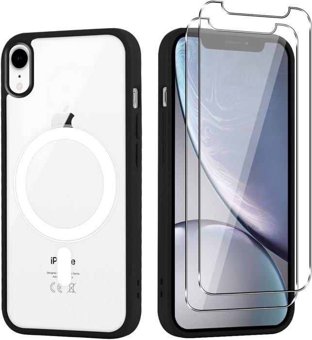 2 Pezzi] Cover Silicone per iPhone XR 6.1,The Legend of Zelda Breath of The Wild Custodia Trasparente Soft Anti-Scratch Cover Compatibile con iPhone XR,A1