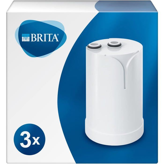 BRITA Filtre Pour Robinet ON TAP V (4 Mois) - Réduit Le Chlore, Les PFAS, Les Petites Particules Et Les Métaux - Pour Une Eau Bonne à Boire