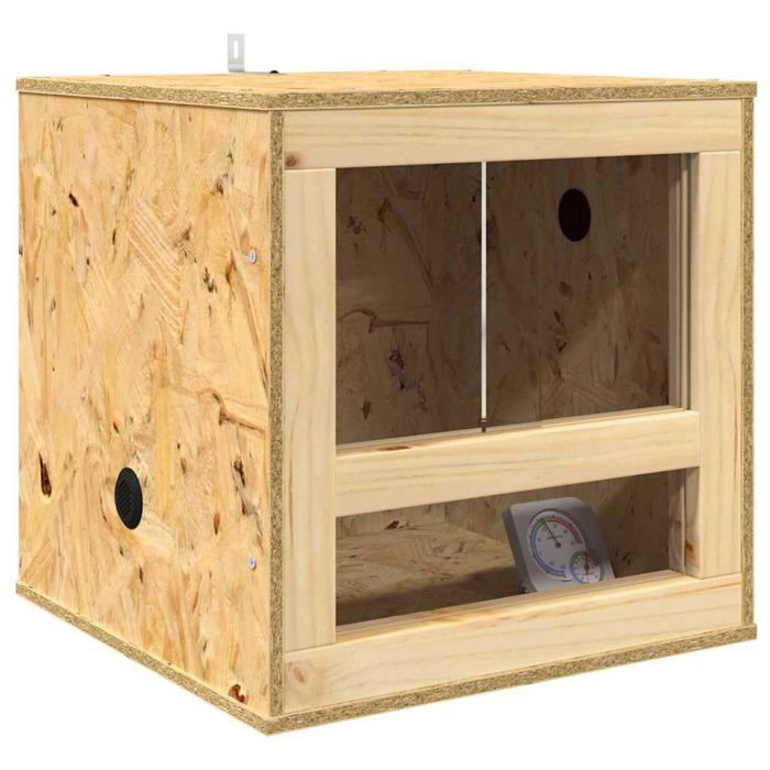 vidaXL Terrarium 100 x 40 x 40 cm OSB - vue 2
