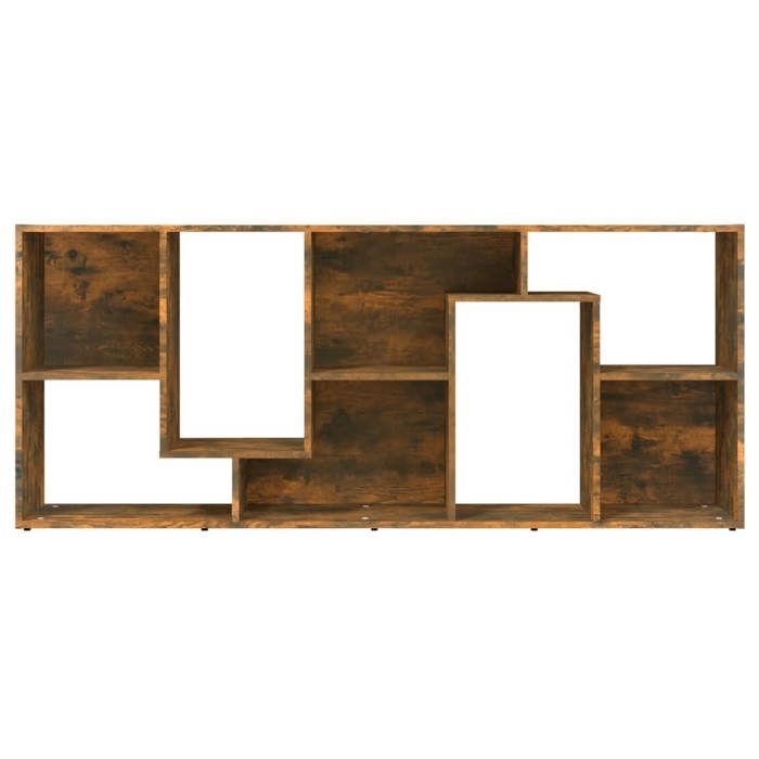Cabinet de Livre SOLOMOON CHIC Bibliothèque Polyvalente - Pour enfant/adulte - Chêne fumé 67x24x161 cm Bois dingénierie BB2024