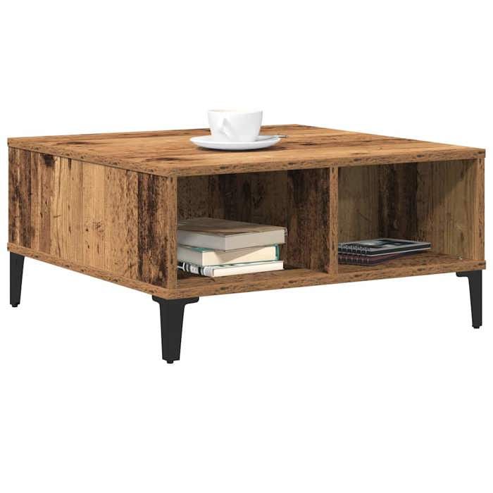 Elégant Table à café élégantePetit Table basse Bois Ancien 60 x 60 x 30cm &0_6468101