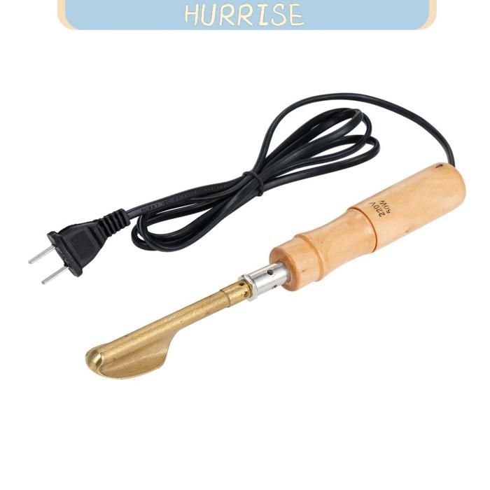 Tbest Mini fer à repasser Mini fer électrique portatif léger de 50W 220V avec le cordon dalimentation de bricolage materiel Brun - Tbest