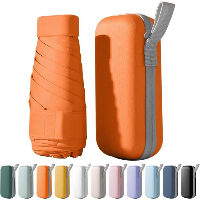 Mini Umbrella Uv Protection-Compact Portable Travel Folding Umbrella For Women&Men Anti-Uv Sun Shield Parasol
