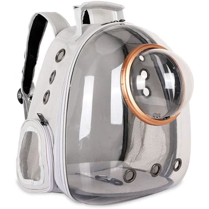 Sac à dos pour animal de compagnie - ZGEER - Space Pet Capsule - Gris - Respirant - Résistant à la chaleur