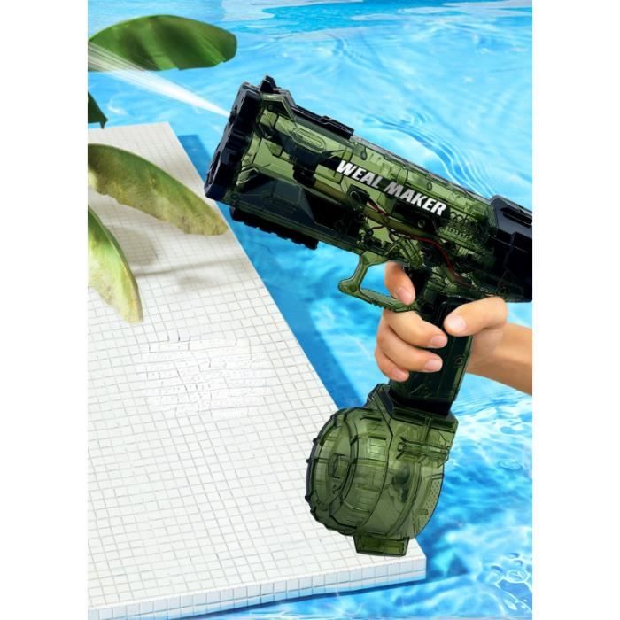 IEEILULU Pistolet à Eau électrique, Automatiques, Puissant 434 + 58CC, Pistolets à Eau Longue