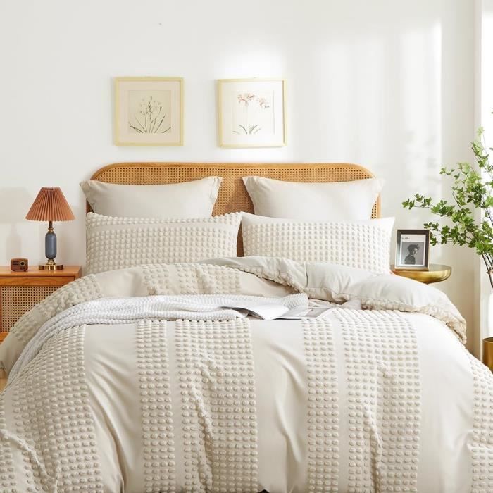 Parure De Lit 3 Pièces Avec Housse De Couette Classique
