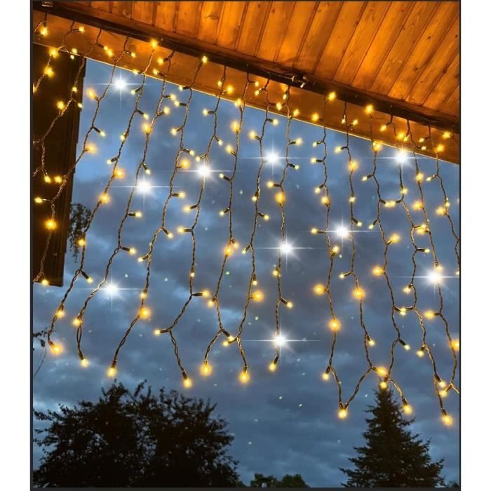 Cordon lumineux - Éclairage de jardin - Guirlande lumineuse - 5M - Étanche  - Câble