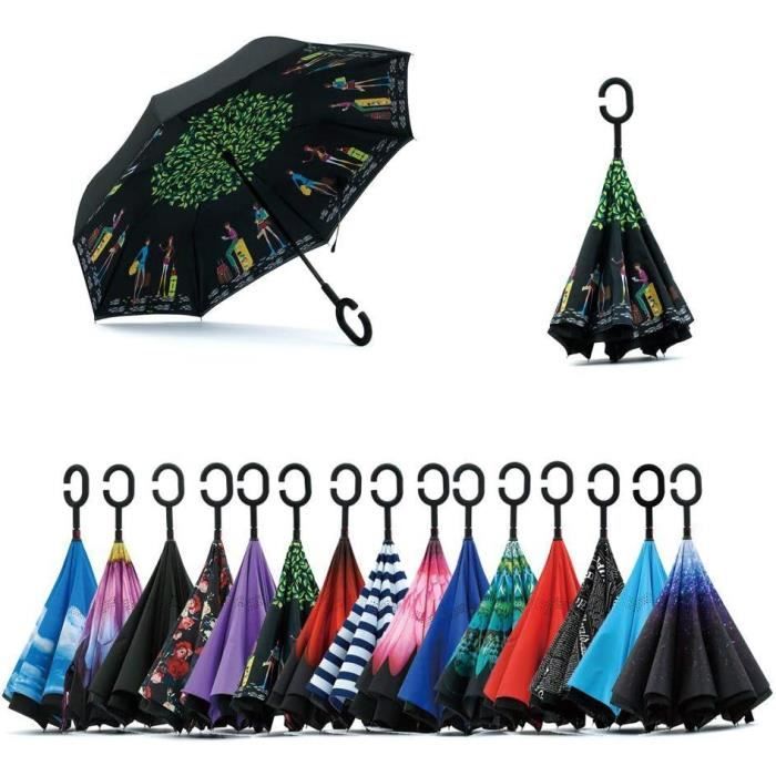 Chapeau Parapluie Pliable Mains Libres UV – Protection Solaire & Pluie, Taille Ajustable Pour Homme Femme Enfant