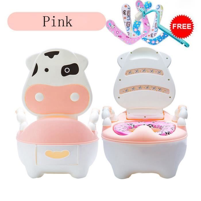 Glenmore Pot Bebe Toilette Chaise De Toilettes Trainer Wc Assise Rembourree Enfants Bebe Vache Rose Pots Bebe Puericulture