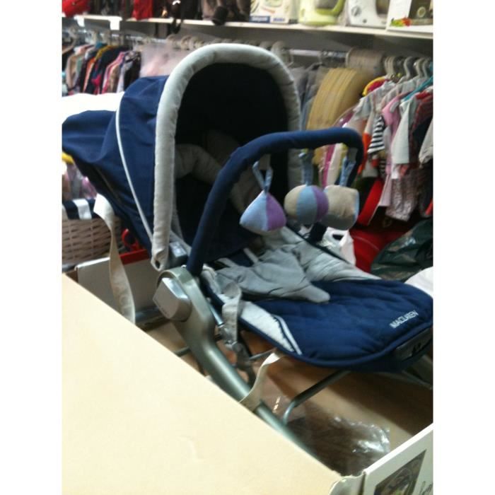 Maclaren Transat Bebe Rocker Medieval Blue Cdiscount Puericulture Eveil Bebe