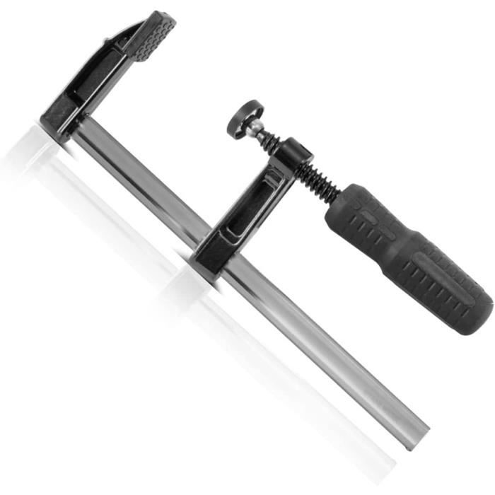 Lot De 3 Serre-joints 300 Mm - Pour Bois, Profondeur Mâchoire 60 Mm, Métal Et Plastique, Réglage Précis