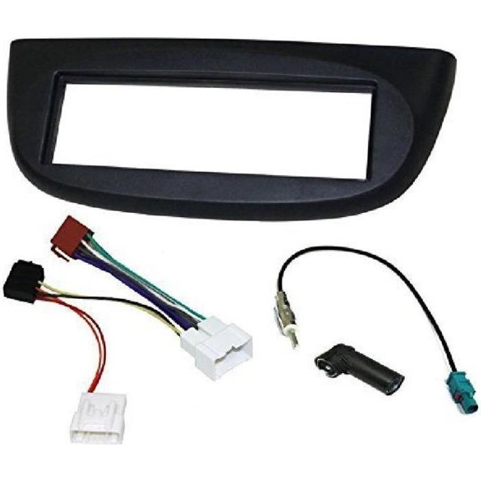 Kit Adaptateur Autoradio 2DIN noir Peugeot 207/ 307 avec Quadlock + ISO +  FM - Cdiscount Auto