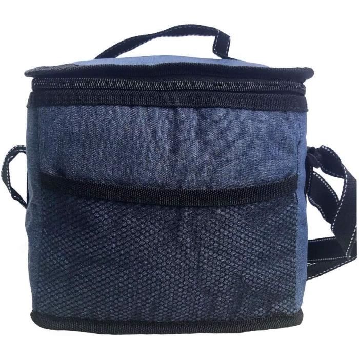 Sac Glacière Isotherme NOVAGO 15L Pliable - Idéal Pour Pique-nique, Bureau, Lunch, Camping (bleu) - 11